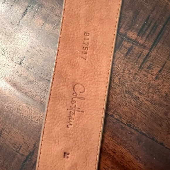 Cole Haan Tan Embroidered Belt - Picture 8 of 11